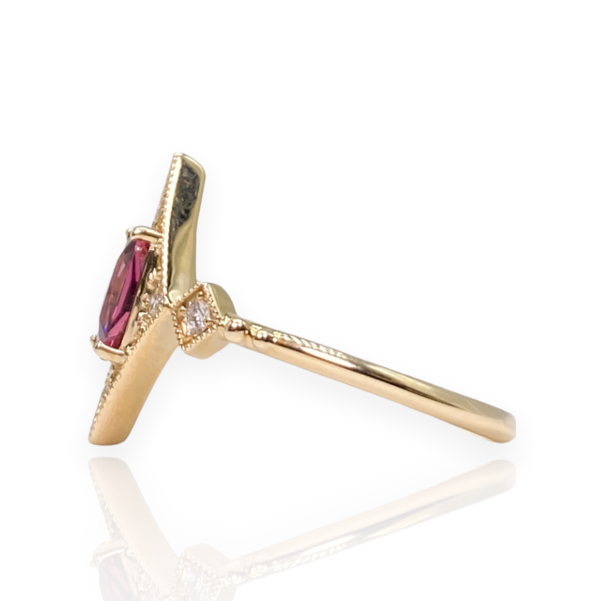 Pink Spinel Cait Ring