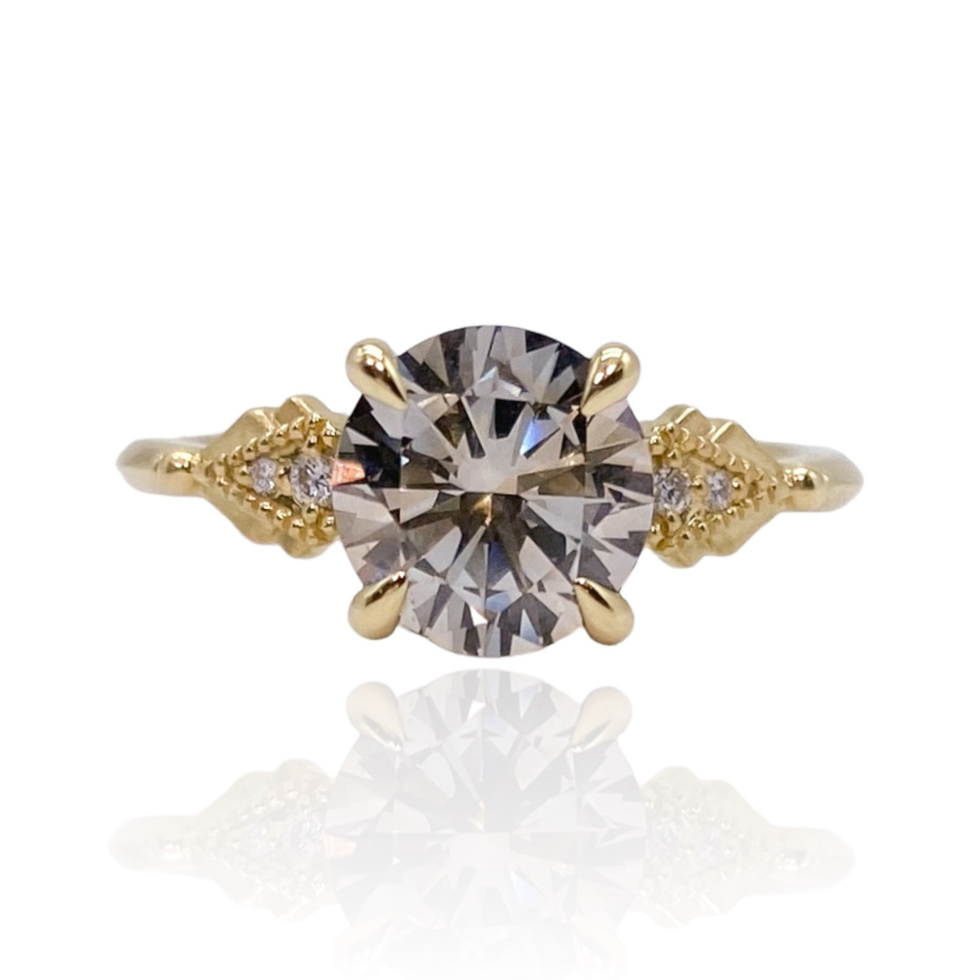 Gatsby Solitaire Ring - select your center stone