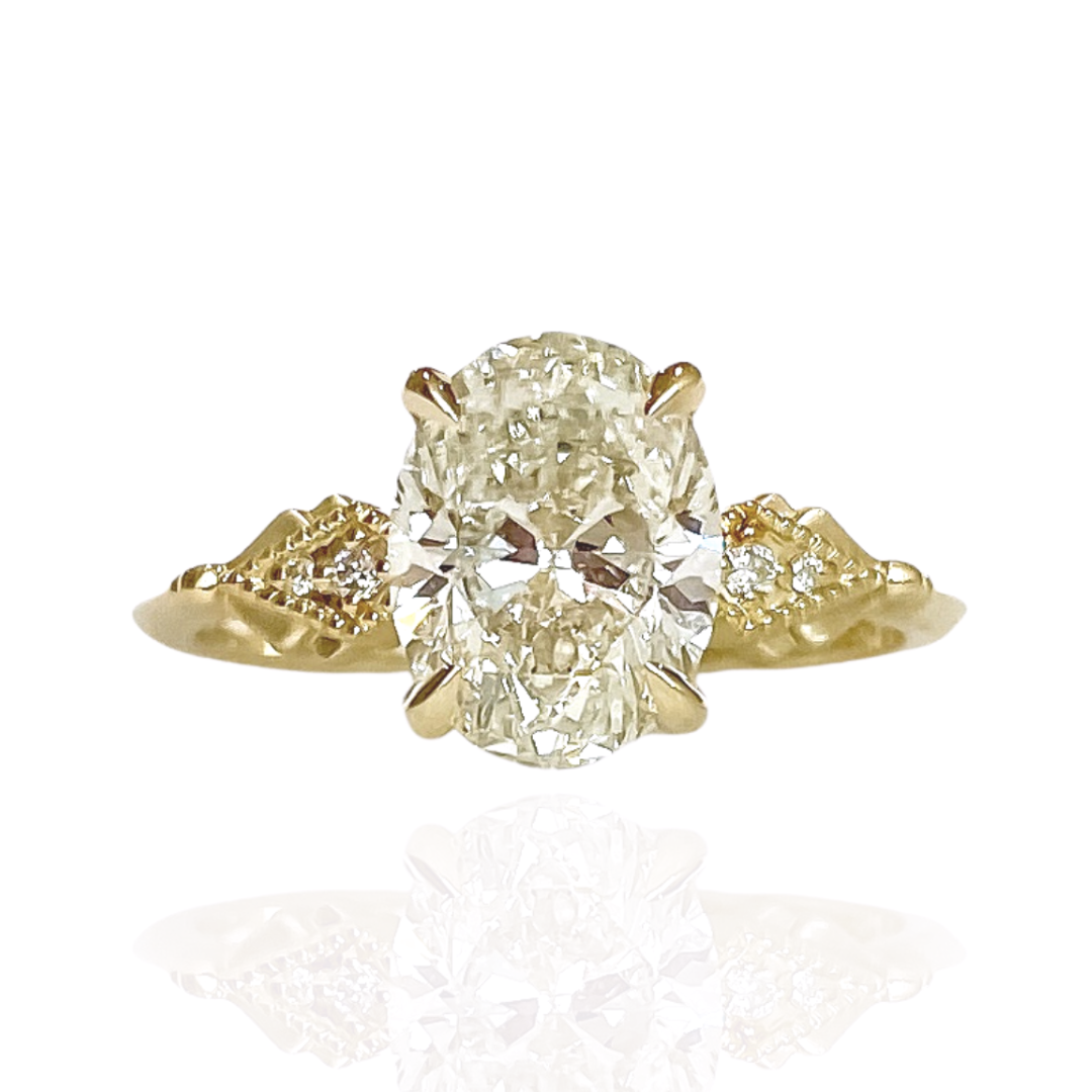 Gatsby Solitaire Ring - select your center stone